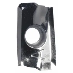Parallelogram indexable milling insert for general-purpose milling operations. Suitable for face milling, shoulder milling, and slotting on steel, stainless steel, and cast iron. Features ground geometry for fine finishing and is designed for medium to light cutting depths.
