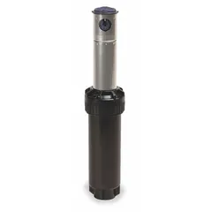 Part-circle pop-up rotor sprinkler head for medium- to large-area turf and landscape irrigation. Coverage radius 25 to 50 ft, flow range 1.0 to 8.0 gpm, maximum operating pressure 70 psi.