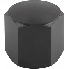 This tapped positioning foot features a convex face and spherical design for angular compensation on uneven surfaces. It has an internal M12 thread and is made of steel. Used for adjustable support and leveling of machinery, fixtures, and workpieces in industrial alignment applications.