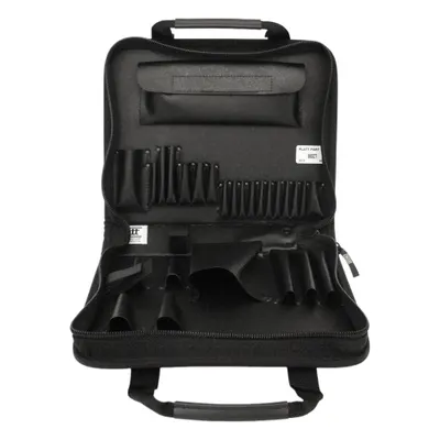 PLATT 660ZT Nylon Wide-Mouth Tool Bag, 13x2x2 in, Black, 31 Pockets - Nylon Wide-Mouth Tool Bags
