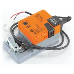 This DAIKIN actuator is a replacement component for HVACR systems, used to control valve or damper positioning for regulation of fluid or air flow. It is applied in heating, ventilation, and air conditioning installations requiring modulation of chilled water, hot water, or steam.