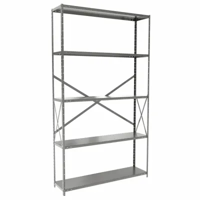 HALLOWELL Medium-Duty Standalone Open Metal Shelving
