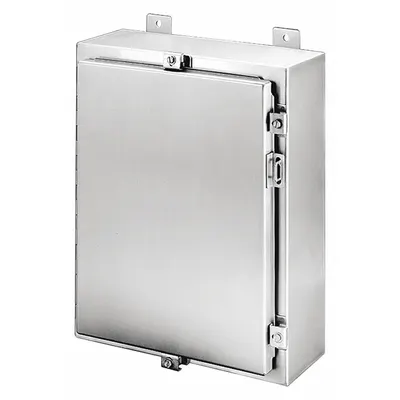 HOFFMAN Enclosure: 304 Stainless Steel, 36 in x 36 in x 12 in, NEMA 12/13/3/3R/3RX/4/4X - Stainless Steel Enclosures