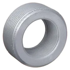 Iron reducing bushing for hazardous locations, reducing conduit trade size from 2-1/2 in to 1-1/2 in. Used to transition between conduit sizes in environments where flammable gases or dusts may be present.