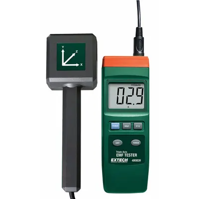 EXTECH Meter: 300 Hz Max Freq Measurement, 30 Hz Min Freq Measurement - Magnetic Field Meters