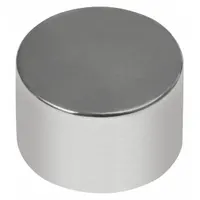 Neodymium disc magnet with 1/4 in outside diameter, 0.2 in thickness, and 3.07 lbf maximum pull force. Silver finish. Suitable for holding, positioning, and securing ferrous components in industrial fixtures, sensors, and light-duty lifting applications