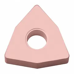 Trigon (W) indexable turning insert for general turning, facing, and profiling operations on metal workpieces. Suitable for a range of machining applications requiring consistent cutting performance.