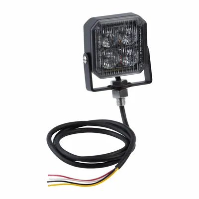 GROTE Strobe Light: Strobe, Blue, 1 1/8 in Overall Wd, 3 1/2 in Overall Ht, LED - Vehicle Strobes