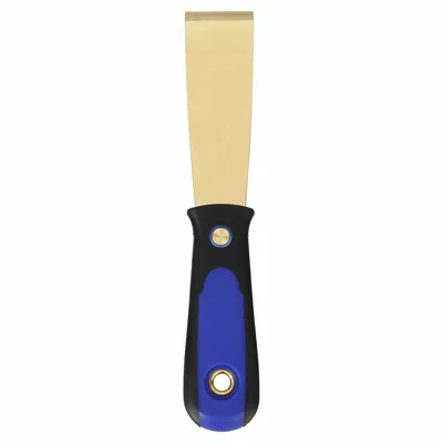 WESTWARD Scraper: Bld. Mat. Brass, Hdl. Mat. Polypropylene/TPR, Stiff - Standard Scrapers