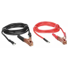 Battery post connector cable for connecting an 800 W inverter to a battery. Cable length is 6 ft with 8 AWG wire gauge. Includes battery post connectors for direct power link. Suitable for mobile, backup, and industrial power applications.