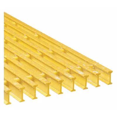 FIBERGRATE ISOFR Flame-Resistant Structural Grating, 24 in x 4 ft