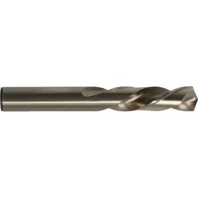 CLE-LINE Mechanics Length Drill Bit: 1/2", 135° Split Point, Straw/Bronze Cobalt - Left-Hand Cobalt Mechanics-Length Drill Bits