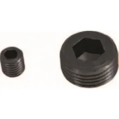 This set screw is designed to secure cutting tools in a 7/16 in end mill holder. It features a 7/16"-20 thread and serves as a replacement component for milling operations, ensuring the tool remains locked during machining.