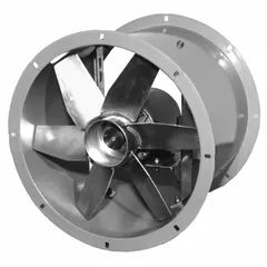 This Dayton clean air direct-drive tubeaxial fan is assembled with a 24-inch blade and delivers 8,555 cfm at 0.000 in SP. It features a 1-speed, 3-phase motor with a Totally Enclosed Air Over enclosure, rated for 200-230/460V AC. The unit includes a drive package and is designed for vertical mounting, suitable for general ventilation and exhaust applications.