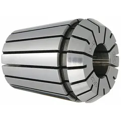 Standard ER collet for ER32 collet chucks, designed to hold 6 mm diameter tool shanks. Used in CNC milling, drilling, and routing operations for precise tool clamping and concentricity in metalworking and woodworking.