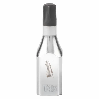 MILWAUKEE Socket: 3/8 in Drive Size, Torx Tip, T45 Tip Size, 2 in Overall Lg - Torx Bit Sockets