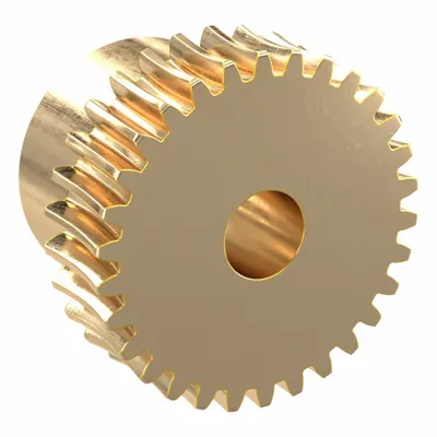 KHK GEARS Worm Wheel: Reduction Ratio 30, Module m 0.5, Right Hand, 20° Pressure Angle - Metric Worm Wheels