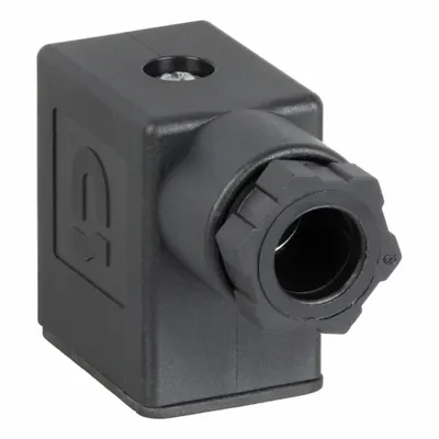 ARO Solenoid Coil Connector: Universal, DIN 43650 Form B, 22 mm For Coil Size - Solenoid Connectors