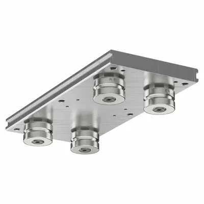 HEPCOMOTION GV3 Standard Carriage for 44 mm Rail, AU4434L225DR - HepcoMotion GV3 Roller Carriages