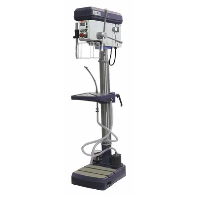 Dayton Floor Drill Press: Belt Drive, Variable Speed, 35 RPM – 4,000 RPM - Floor Stand Drill Presses with Manual Downfeed