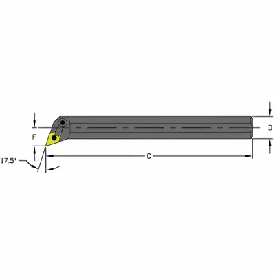 ULTRA-DEX USA S24U MDQNR4 Indexable Boring Bar - Indexable Boring Bars