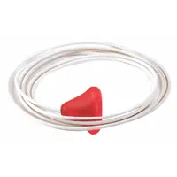 This pull cord station is constructed with a PVC cord and a non-toxic plastic coating. It is intended for use in healthcare call systems, allowing patients or residents to signal staff in facilities such as hospitals, nursing homes, and assisted living centers