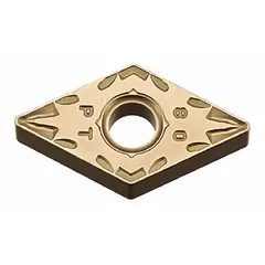 Diamond indexable turning insert with DNMG geometry, PT chipbreaker, and CA515 grade. Designed for precision machining of non-ferrous materials, composites, and abrasive alloys. Commonly used in CNC lathe operations for finishing and semi-finishing cuts.