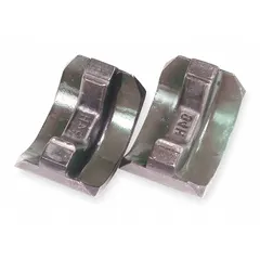 This replacement crimping die set is designed for use with 800 kcmil aluminum lugs on copper and aluminum connectors. The die is white and part of the Color-Keyed system. It is suitable for industrial electrical installations requiring code-compliant connections.