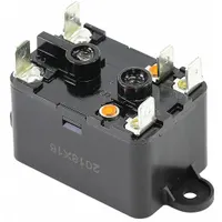Switching relay for HVACR systems, used to control electrical loads such as compressors, fans, and pumps. Suitable for replacement in commercial and residential heating, ventilation, air conditioning, and refrigeration equipment