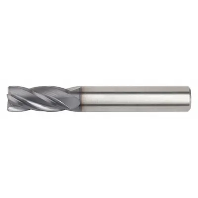 WIDIA HANITA Corner Chamfer End Mill: Carbide, TiAlN Coated, 4 Flute, 16 mm Mill Dia - General Purpose Carbide Corner-Chamfer End Mills