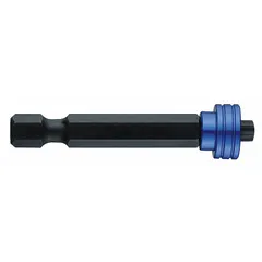 Impact-rated Torx bit with T25 head size, Imperial sizing, and hex shank for use with hex drivers. Constructed from S2 steel for impact applications. Sold as a 2-pack. Suitable for driving Torx fasteners in assembly, repair, and maintenance tasks.