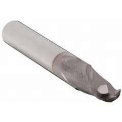 General purpose carbide ball end mill with TiCN coating and 2 flutes. Mill diameter 11/64", length of cut 5/16", overall length 2". Suitable for contouring, profiling, and 3D machining of steel, stainless steel, and non-ferrous materials in tool rooms and production shops.