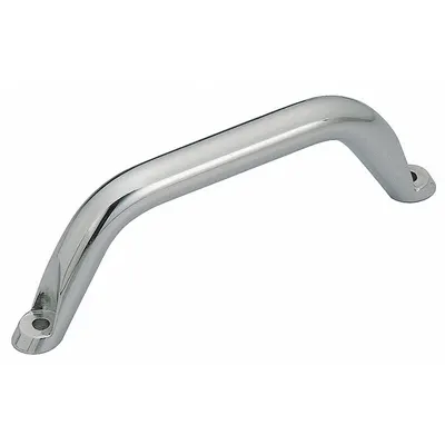 SUGATSUNE Pull Handle: Unthreaded Holes, Stainless Steel, Silver, 6 mm Screw Size - Standard Pull Handles