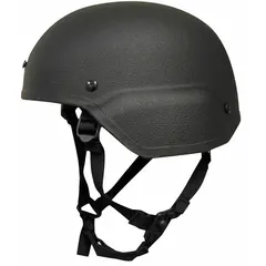 Level IIIA high cut helmet in size XL, constructed from aramid material with a black finish. Includes a suspension system. Provides ballistic protection against handgun rounds and fragmentation for tactical and security operations.