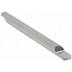 This double-end pointed engraving tool is made from carbide and features a 60° tip angle with a 0.008" tip diameter. The overall length is 4". It is used for marking, etching, or engraving hard materials such as metal, plastic, and glass in industrial manufacturing, tooling, and fabrication applications.