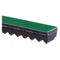 Cogged V-belt with 38° angle and aramid reinforcing cord. Designed for high-strength, flexible power transmission in demanding drive systems. Suitable for automotive and industrial applications requiring high torque and speed
