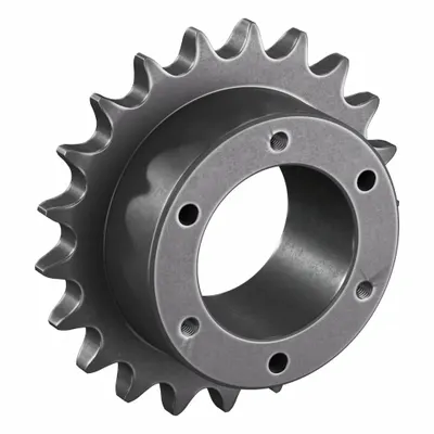 TRITAN Sprocket: For 80 Chain, 21 Teeth, 6.71 in Pitch Dia, 7.24 in Outside Dia - Size 80 Bushed-Bore Roller Chain Sprockets