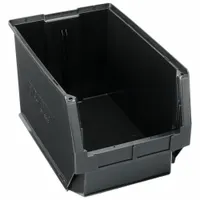 QUANTUM STORAGE SYSTEMS Shelf Bin: 19 3/4 in Overall Lg, 12 3/8 in x 11 7/8 in, Black (MPN QMS533BR)