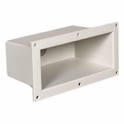 AIRCLEAN SYSTEMS Molded Sink: Molded Sink, 4 in Overall Wd, 10 in Overall Lg - Cup Sink Cutouts