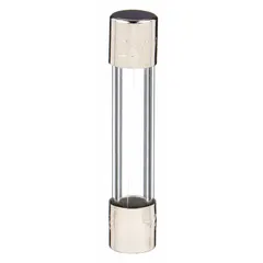 Fast-acting cylindrical fuse rated 3.5 A at 250 V AC, with a physical size of 1/4 in x 1 1/4 in. Used for overcurrent protection in control panels, power supplies, and machinery where quick response to short circuits is required.