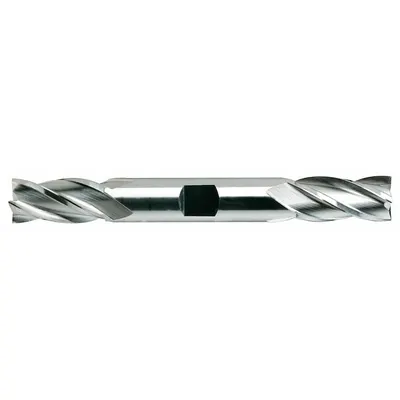 YG-1 Square End Mill: High Speed Steel, TiCN Coated, Double End, 4 Flute, 11/64" Mill Dia - Double-End High-Speed Steel Square End Mills