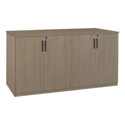 REGENCY Storage Cabinet: Noble Oak, Laminate/Melamine, 36 in Overall Ht, 72 in Overall Wd - Desk Height Storage Cabinets