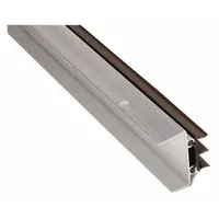 NATIONAL GUARD Door Shoe: Triple Fin Insert, Aluminum, 48 in Lg, 1 7/8 in Wd, Bronze (MPN 36ET-48)