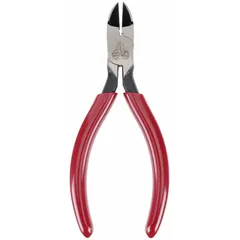 Straight, pointed diagonal-cutting pliers with 7/8 in jaw length and 5/8 in jaw width. Overall length 5-1/4 in. Designed for cutting wire and small fasteners in confined spaces where precision access is required.