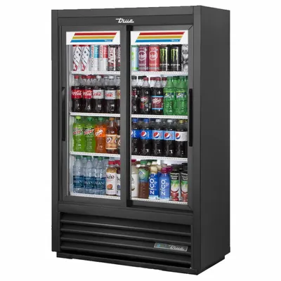TRUE REFRIGERATION GDM-33SSL-56-HC-LD Glass Door Refrigerator Merchandiser - Glass Door Refrigerator Merchandisers