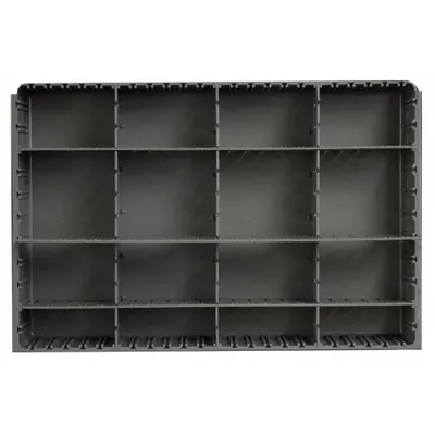 DURHAM MFG Compartment Drawer Insert - Inserts for Large Compartmented Boxes