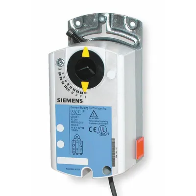 Siemens Actuator: Dampers, Floating Point, Non-Spring Return, 44 in-lb, 24V AC - Non-Fail-Safe Actuators