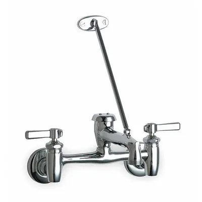 CHICAGO FAUCETS 897-CP Widespread Utility Faucet - Widespread Utility Faucets