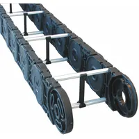 KABELSCHLEPP Cable and Hose Carrier: Open, 2 Channels, 3.7 in Cavity Ht, 6 in Cavity Wd, 60 in (MPN MC1250-6.00-RS-220-1V5)
