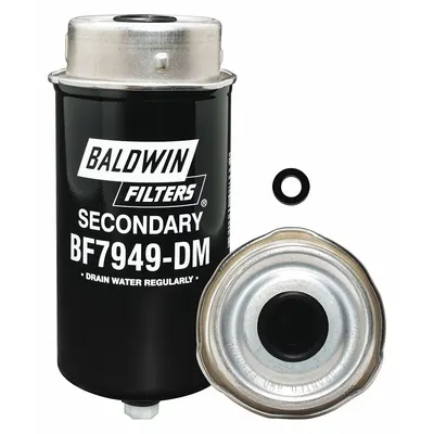 BALDWIN FILTERS Fuel Filter: Cartridge, 7 3/8 in Overall Lg, 3 5/16 in Outside Dia - Can-Type Fuel/Water Separators